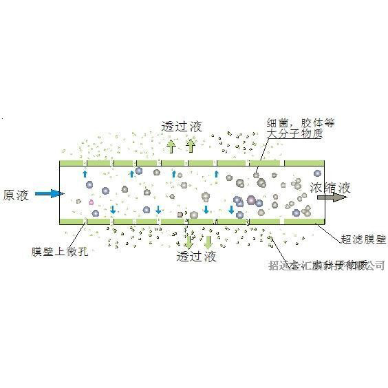 金匯超濾膜技術簡介-過濾原理